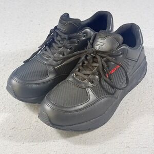 Snap-On Air Racer GT Mens Black Leather Vibram Sole Work Shoes Sneakers Size 9